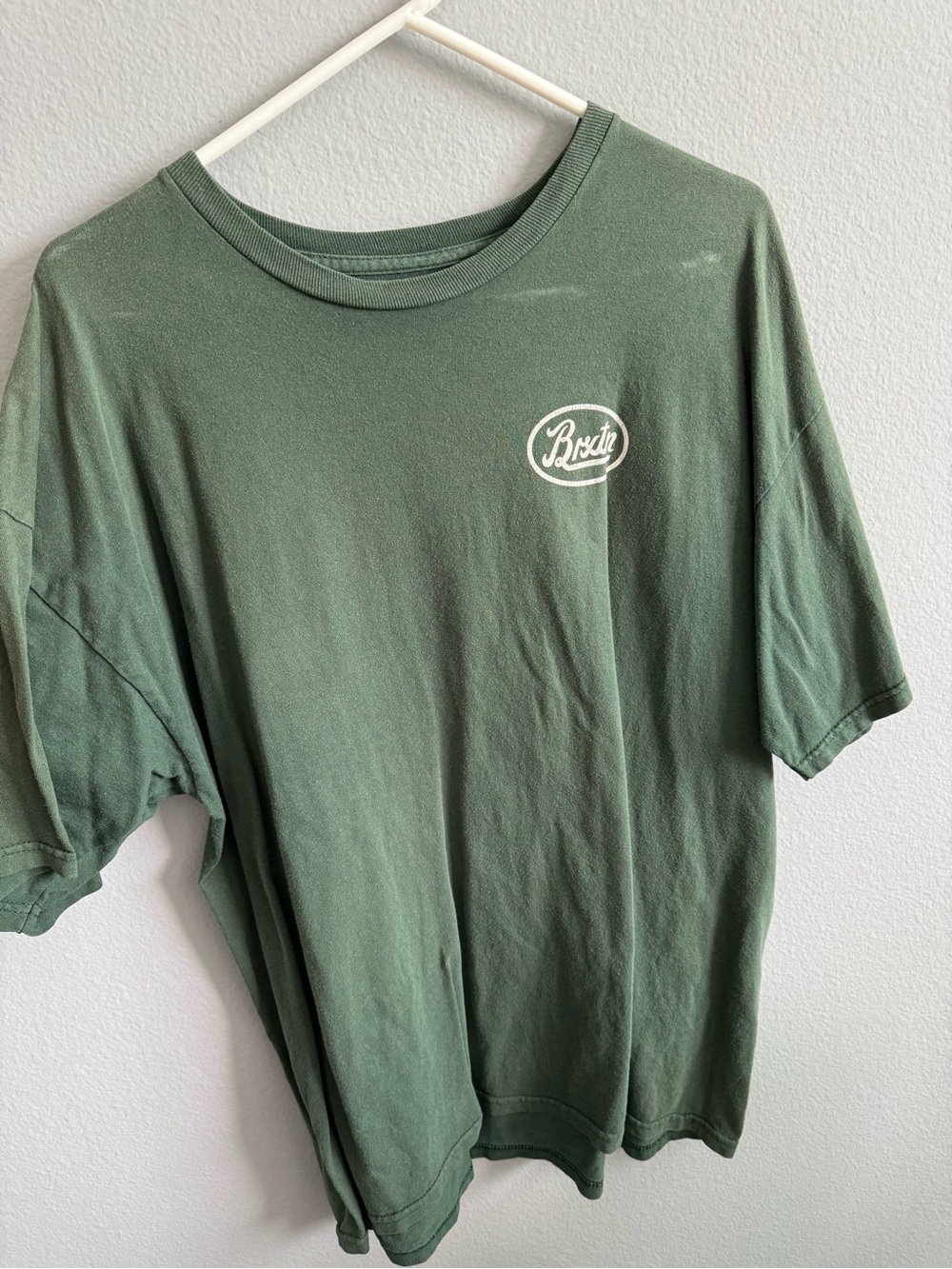 Brixton Olive Green Logo Short Sleeve Tee